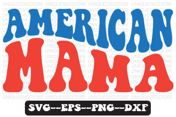 American Mama Quote Retro Svg Design Review