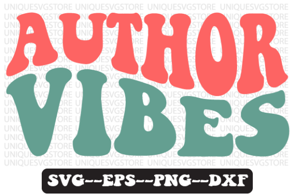 Author Vibes Quote Retro Svg Design Review
