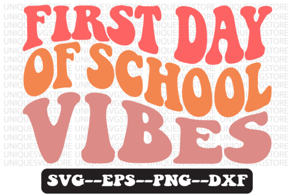 First Day of School Vibes Retro Svg Review