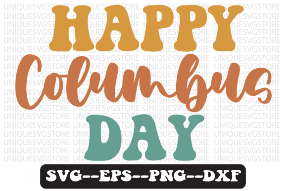 Reviewing the Happy Columbus Day Retro SVG for Stitchers