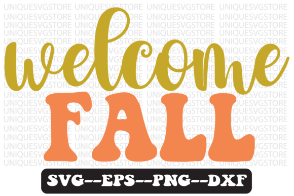 Reviewing the Welcome Fall Quote Retro SVG for Embroidery