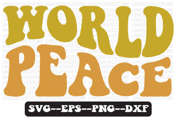 World Peace Quote Retro Svg Design Review